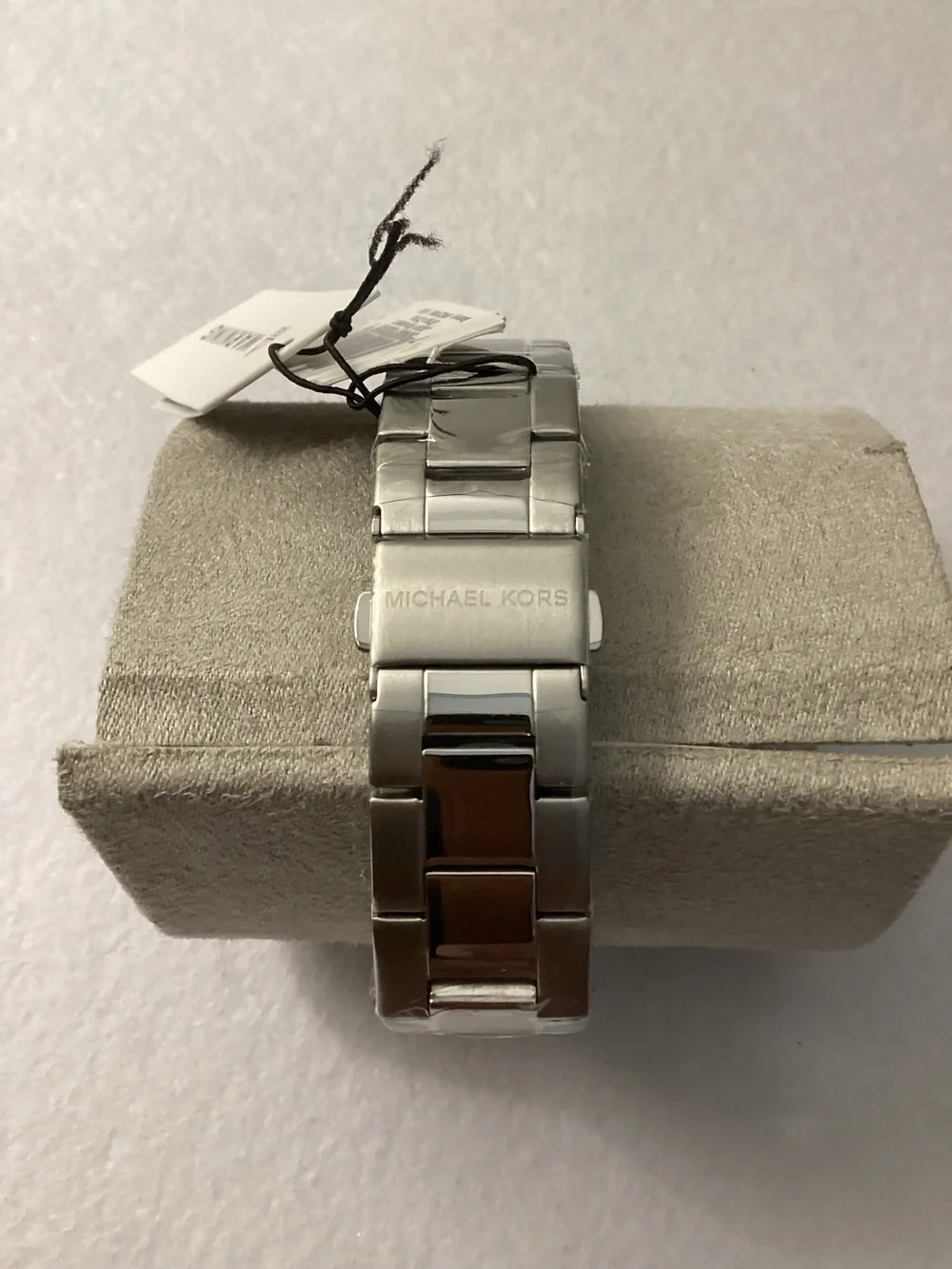 Michael Kors Greyson Chronograph Silver-Tone Stainless Steel Watch 43mm